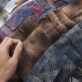 Áo sơ mi flannel Dusty Tailor vàng đồng