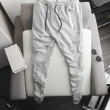 Quần jogger thun Zara xám nhạt