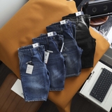Quần short jean Dusty Tailor xanh đậm túi xéo