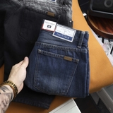 Quần short jean Dusty Tailor xanh đậm túi xéo