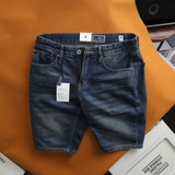 Quần short jean Dusty Tailor trơn wash dơ