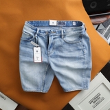 Quần short jean Dusty Tailor wash xanh sáng