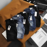 Quần short jean Dusty Tailor xanh xào cát