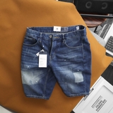 Quần short jean Dusty Tailor vẩy sơn