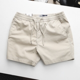 Quần short kaki dây rút Dusty Tailor 6" bò kem