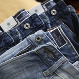 Quần short jean Dusty Tailor xanh sáng basic