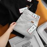 Quần short kaki Dusty Tailor xám nhạt