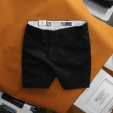 Quần short kaki Dusty Tailor đen