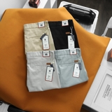 Quần short kaki Dusty Tailor xanh nhạt