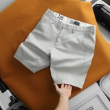 Quần short kaki Dusty Tailor xám nhạt