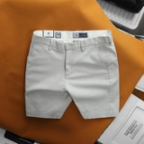 Quần short kaki Dusty Tailor xám nhạt