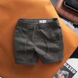 Quần short kaki dây rút  Dusty Tailor màu xám