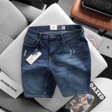 Quần short jean Dusty Tailor xanh đậm basic