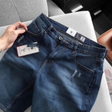 Quần short jean Dusty Tailor xanh đậm basic