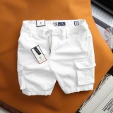 Quần short kaki túi hộp Dusty Tailor màu trắng