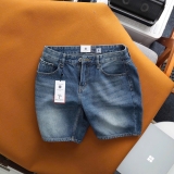 Quần short jean nam Dusty Tailor xanh nhạt