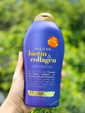 BỘ GỘI XẢ OGX Thick and Full- Biotin + Collagen 577ml BEST SELLER - MADE IN USA.