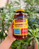 Dầu hạt lanh Nature Made Omega 3 Flaxseed Oil 1400mg (300 viên) - MADE IN USA.