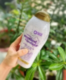 Sữa tắm hạt OGX Amethyst & Lavender Body Scrub & Wash (577ml) - MADE IN USA.