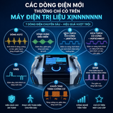 CÁC DÒNG ĐIỆN MỚI THƯỜNG CHỈ CÓ TRÊN CÁC MÁY ĐIỆN TRỊ LIỆU CAO CẤP