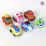 🚓 Hộp 6 Xe Đồ Chơi Robocar Poli 🛠️ Biệt Đội Cứu Hộ Siêu Ngầu Kèm Tô Vít Tháo Lắp