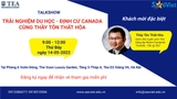 Talkshow: Trải nghiệm Du học - Định cư Canada cùng Thầy Tôn Thất Hòa