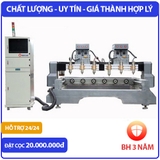 Máy cnc đục tượng 4 trục