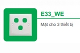 MẶT CHO 3 THIẾT BỊ E33_WE SCHNEIDER