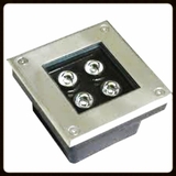 ĐÈN LED ÂM ĐẤT - ÂM SÀN 6W-3000K MÀU VÀNG