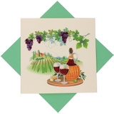 thiệp handmade Chúc Mừng 06 (thiệp giấy cuộn)