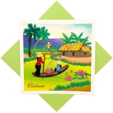 Thiệp giấy xoắn Việt Nam 016