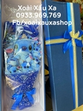 BÓ HOA HOẠT HÌNH STITCH - DORAEMON ( box tính riêng 200k)