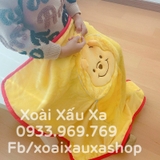 MỀN BÔNG GẤU POOH GẤP GỌN CÓ QUAI XÁCH