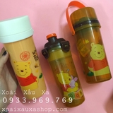 BÌNH NƯỚC NHỰA HOẠT HÌNH GẤU POOH