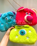 TÚI XÁCH DISNEY GẤU BÔNG LOTSO- MIKE- SULLEY