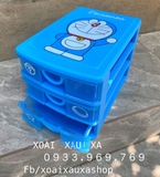 TỦ NHỰA 3 NGĂN ĐORAEMON, GẤU POOH