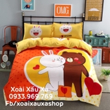 Bộ Drap giường hoạt hình