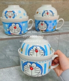 TÔ SỨ NẮP CHÉN ĐORAEMON