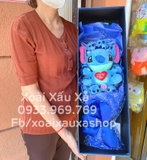 BÓ HOA HỒNG GẤU BÔNG STITCH