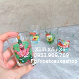 SET 4 LY THUỶ TINH HOẠT HÌNH SPONGEBOB