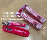 Set muỗng nĩa inox gấu Lotso