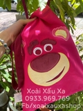 TÚI XÁCH ĐEO VAI CANVAS GẤU DÂU LOTSO