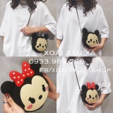 TÚI CHÉO SILICONE MICKEY MINNIE