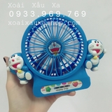 Quạt sạc kitty - doraemon