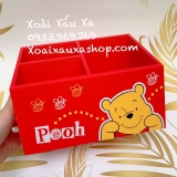 KHAY GỖ CHIA NGĂN POOH DISNEY