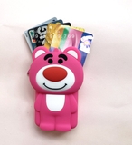 MÓC KHÓA VÍ SILICONE ĐỰNG TIỀN LINE FRIENDS