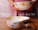 BỘ THỐ + TÔ + MUỖNG + DĨA SỨ POOH