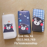 BÓP TIỀN DÀI HOẠT HÌNH STITCH, KUMAMON, RILAKKUMA, POOH