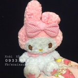 GỐI MỀN GẤU BÔNG THỎ MY MELODY (size mền 1m*1m60cm) size gấu 40cm