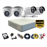 Bộ 04 Camera 2.0 Hikvision Full-HD
